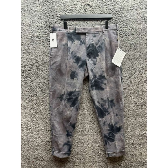 NWT Pt Torino Edge Tie Dye Stretch‎ Rebel Fit Trousers Multicolor Mens Size 50